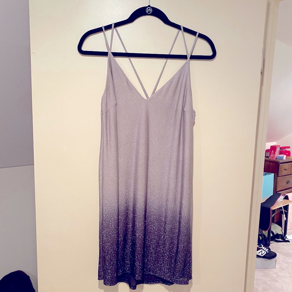 Silver & Black Sparkle Dress